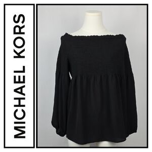 Michael Michael Kors Black Smocked Blouse – Women’s Size L
